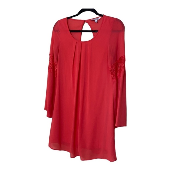 Speechless Flowy Light Weight Dress. Orange/Pink. Sz S - Picture 1 of 14